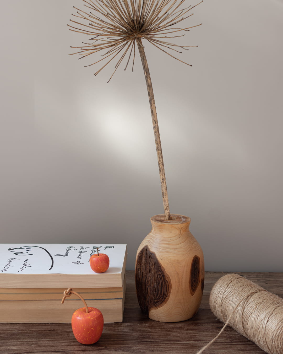 Cypress Wood Bud Vase