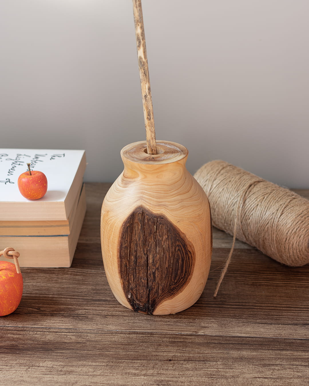 Cypress Wood Bud Vase