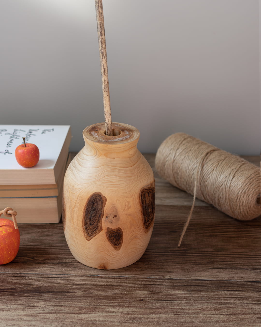 Cypress Wood Bud Vase