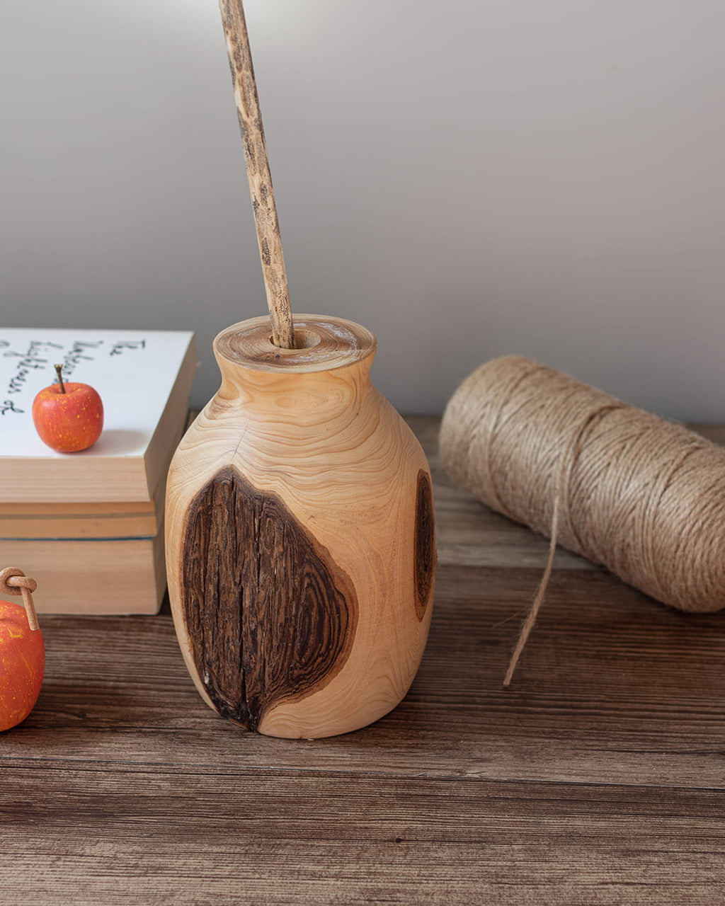 Cypress Wood Bud Vase