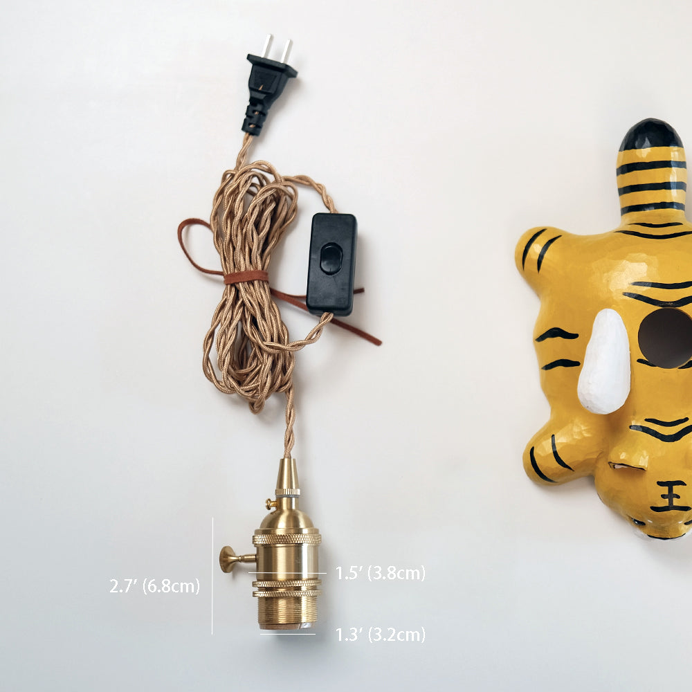 Hand-carved wooden tiger pendant light with a playful flying design. A whimsical statement piece for unique lighting setups.