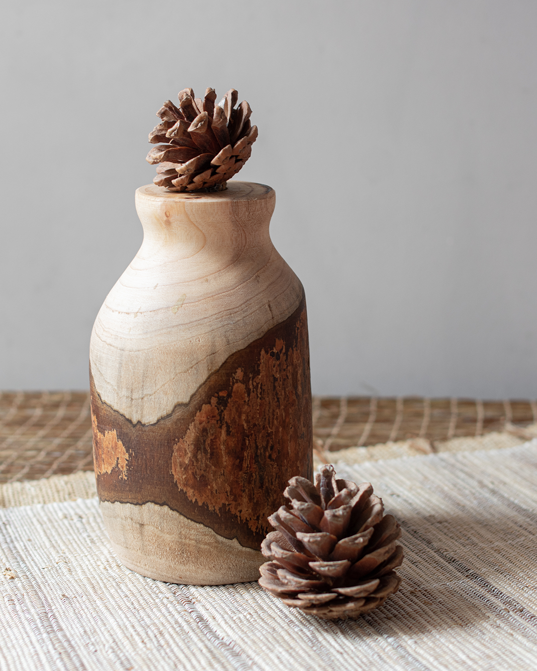 Camphor Wood Bud Vase
