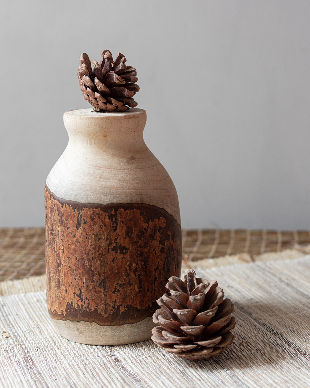 Camphor Wood Bud Vase